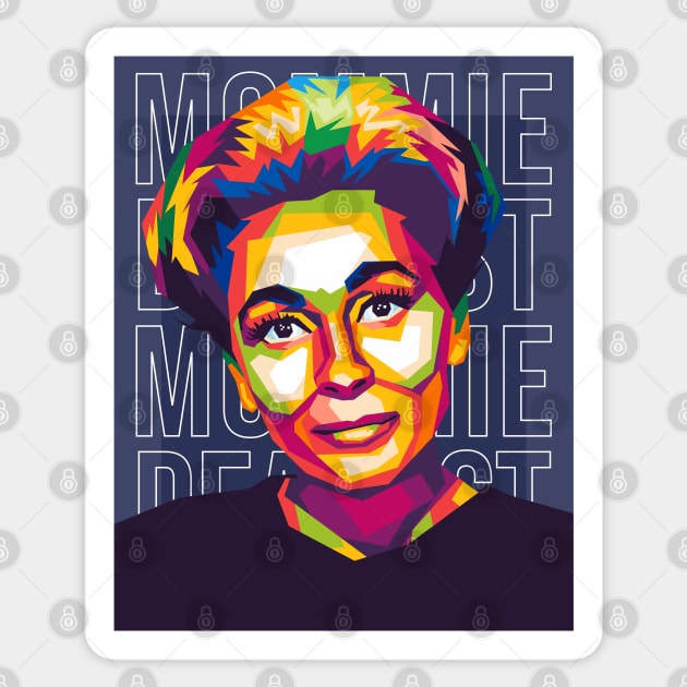 mommie dearest Sticker by cool pop art house